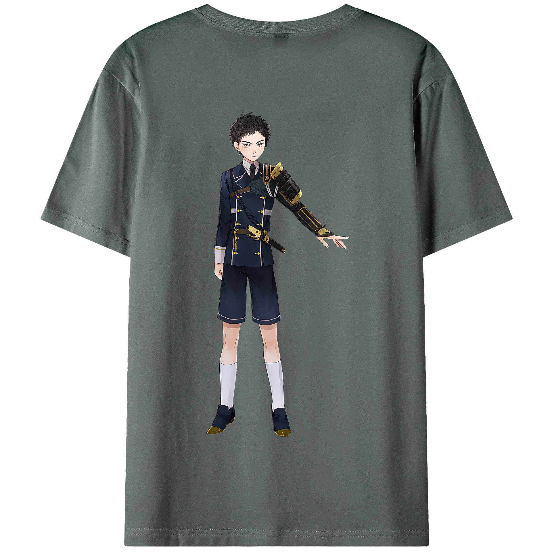 （画像用） 刀剣乱舞 Touken Ranbu 綿100％半袖Tシャツ（背面プリント）